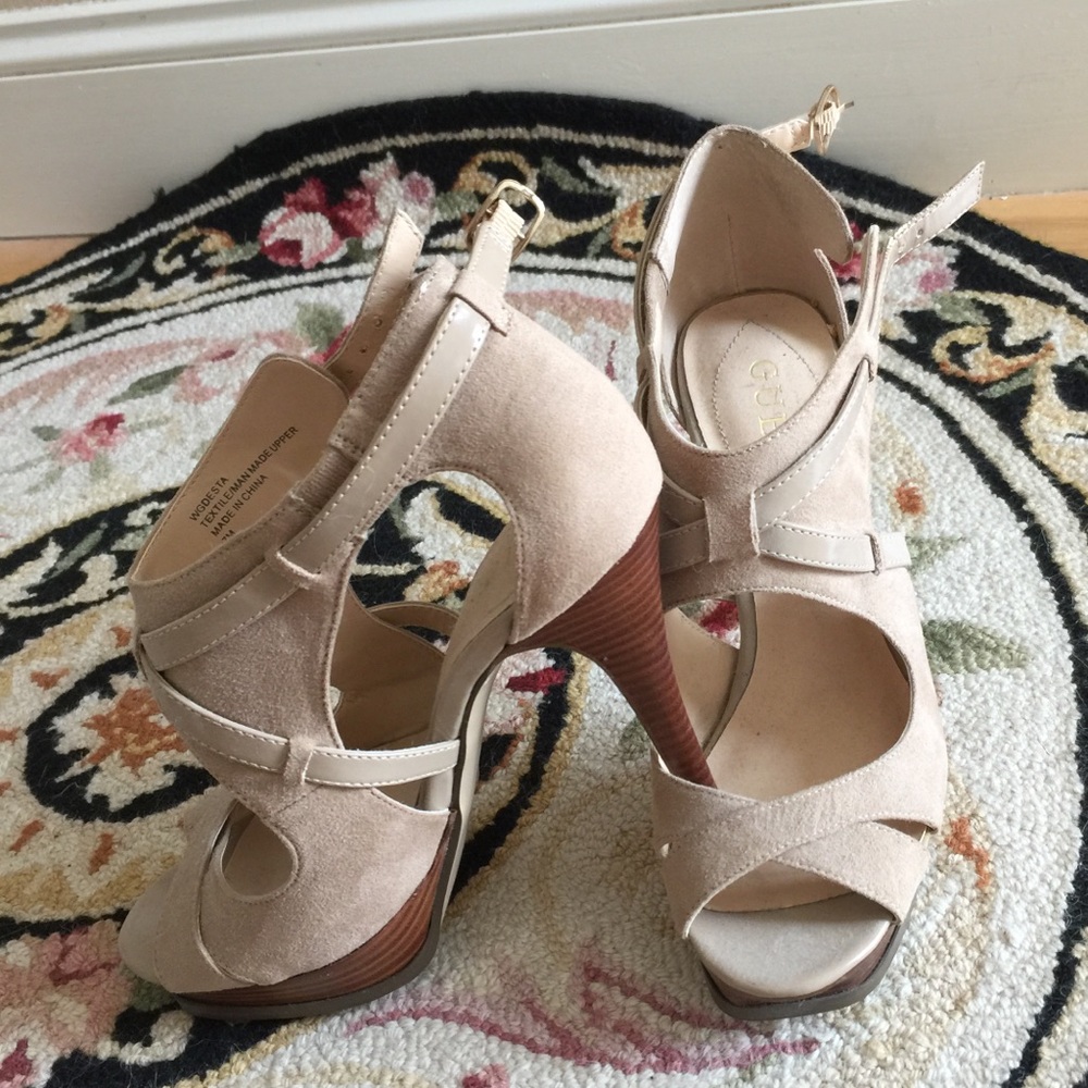 Suede Guess heels